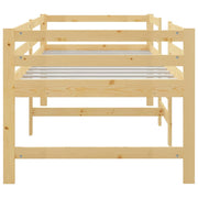 Estructura de cama sin colchón madera maciza de pino 90x200 cm v1002 - Vetonek