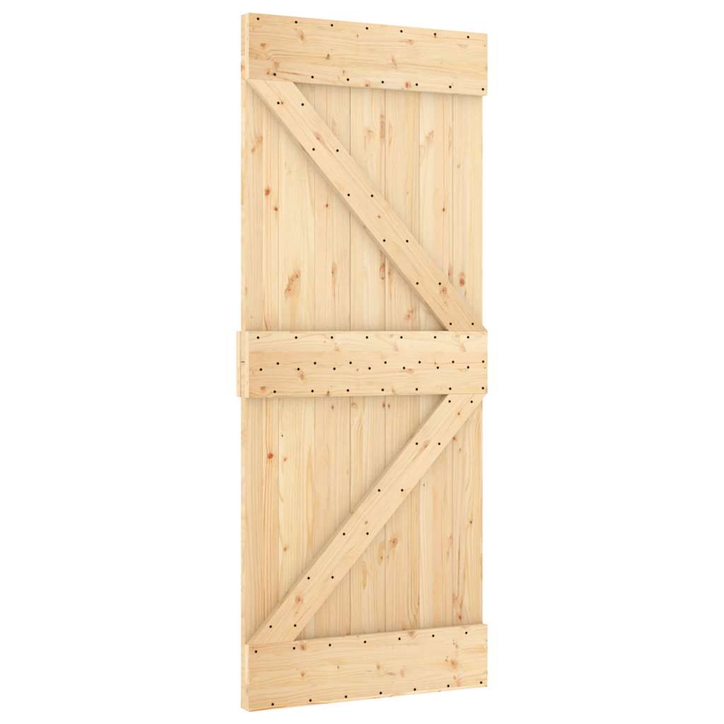 Puerta NARVIK madera maciza pino 85x210 cm - Vetonek