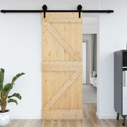 Puerta narvik madera maciza pino 95x210 cm v4614 Vetonek