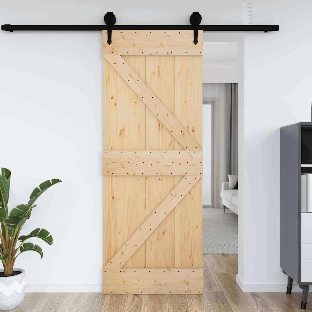 Puerta narvik madera maciza pino 95x210 cm v4614 Vetonek