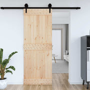 Puerta narvik madera maciza pino 85x210 cm v4645 Vetonek