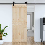 Puerta narvik madera maciza pino 90x210 cm v4652 Vetonek