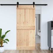 Puerta narvik madera maciza pino 100x210 cm v4676 Vetonek
