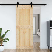 Puerta narvik madera maciza pino 85x210 cm v4706 Vetonek
