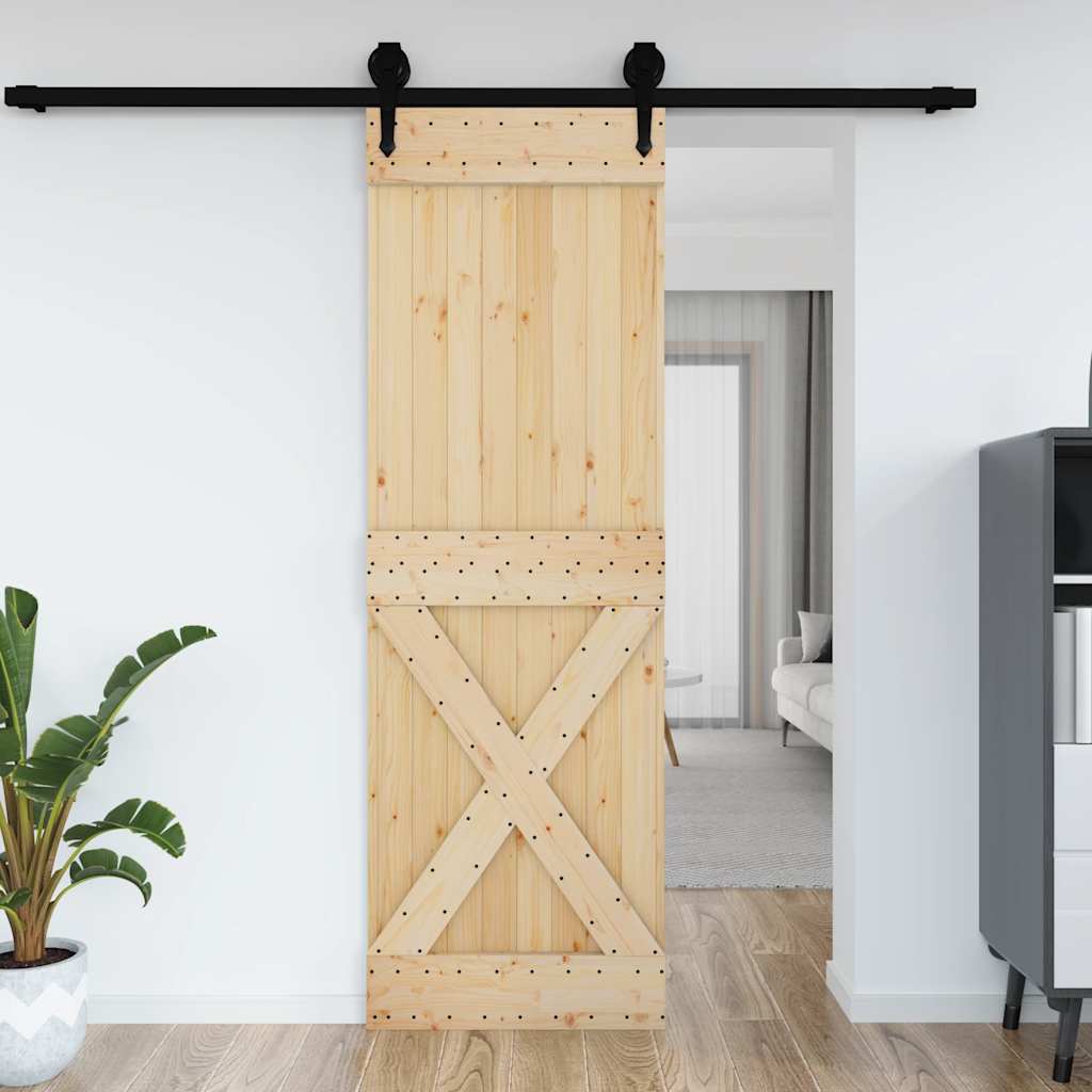 Puerta narvik madera maciza pino 70x210 cm v4744 Vetonek