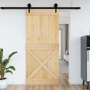 Puerta narvik madera maciza pino 100x210 cm v4799 Vetonek