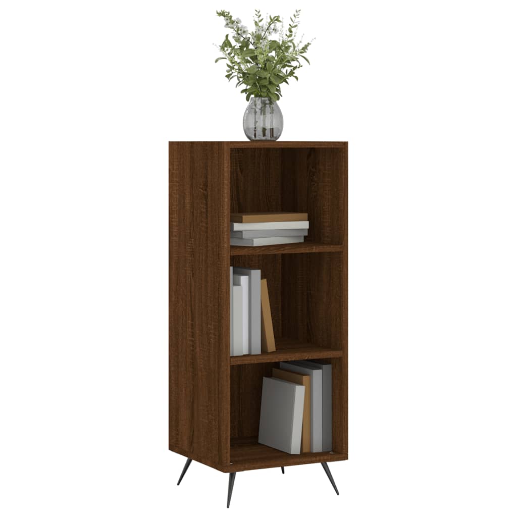 Brown engineering wood shelf 34.5x32,5x90 cm