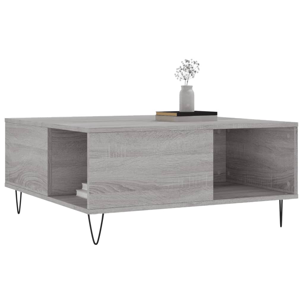 SONOMA GRAY CENTER TABLE 80x80x36.5 cm