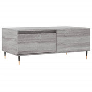 Mesa de centro madera contrachapada gris Sonoma 90x50x36,5 cm V2458 Vetonek