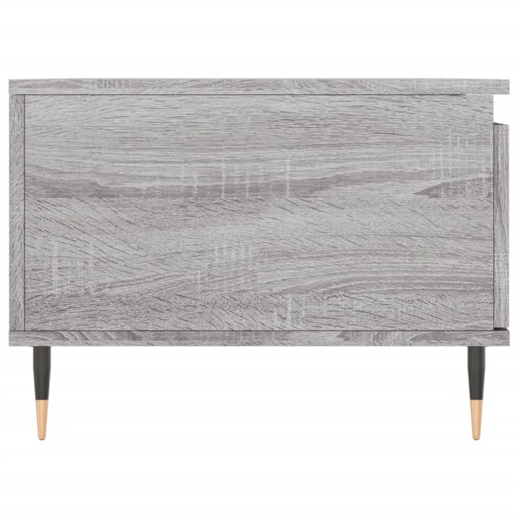 Mesa de centro madera contrachapada gris Sonoma 90x50x36,5 cm V2458 Vetonek