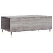 Mesa de centro madera contrachapada gris Sonoma 90x50x36,5 cm V2458 Vetonek