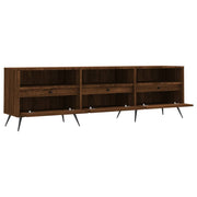 Brown oak plywood TV cabinet 150x30x44.5 cm V4865 Vetonek