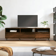 Brown oak plywood TV cabinet 150x30x44.5 cm V4865 Vetonek