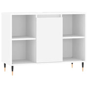 Vetonek Mueble de baño madera de ingeniería blanco 80x33x60 cm