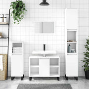 Mueble de baño madera de ingeniería blanco 80x33x60 cm v6470 Vetonek