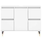 Mueble de baño madera de ingeniería blanco 80x33x60 cm - Vetonek