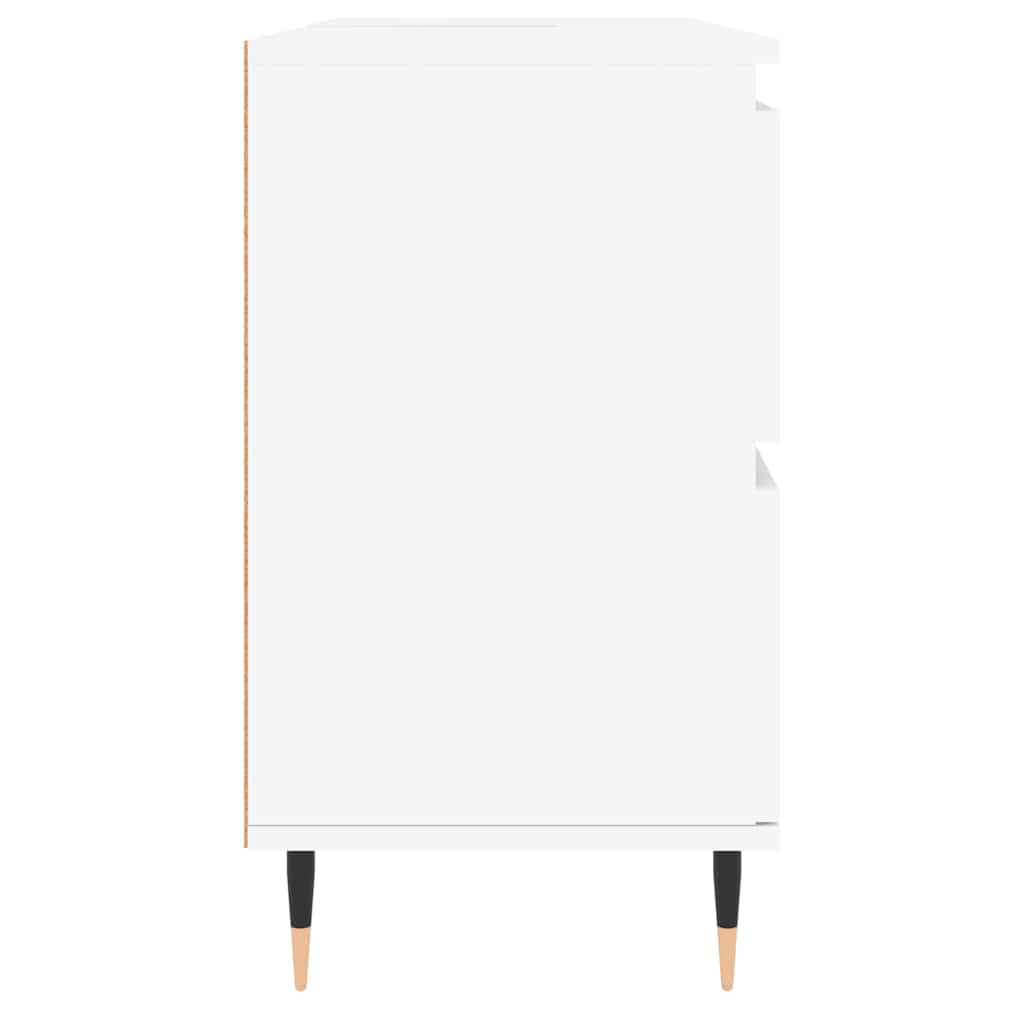 Mueble de baño madera de ingeniería blanco 80x33x60 cm - Vetonek