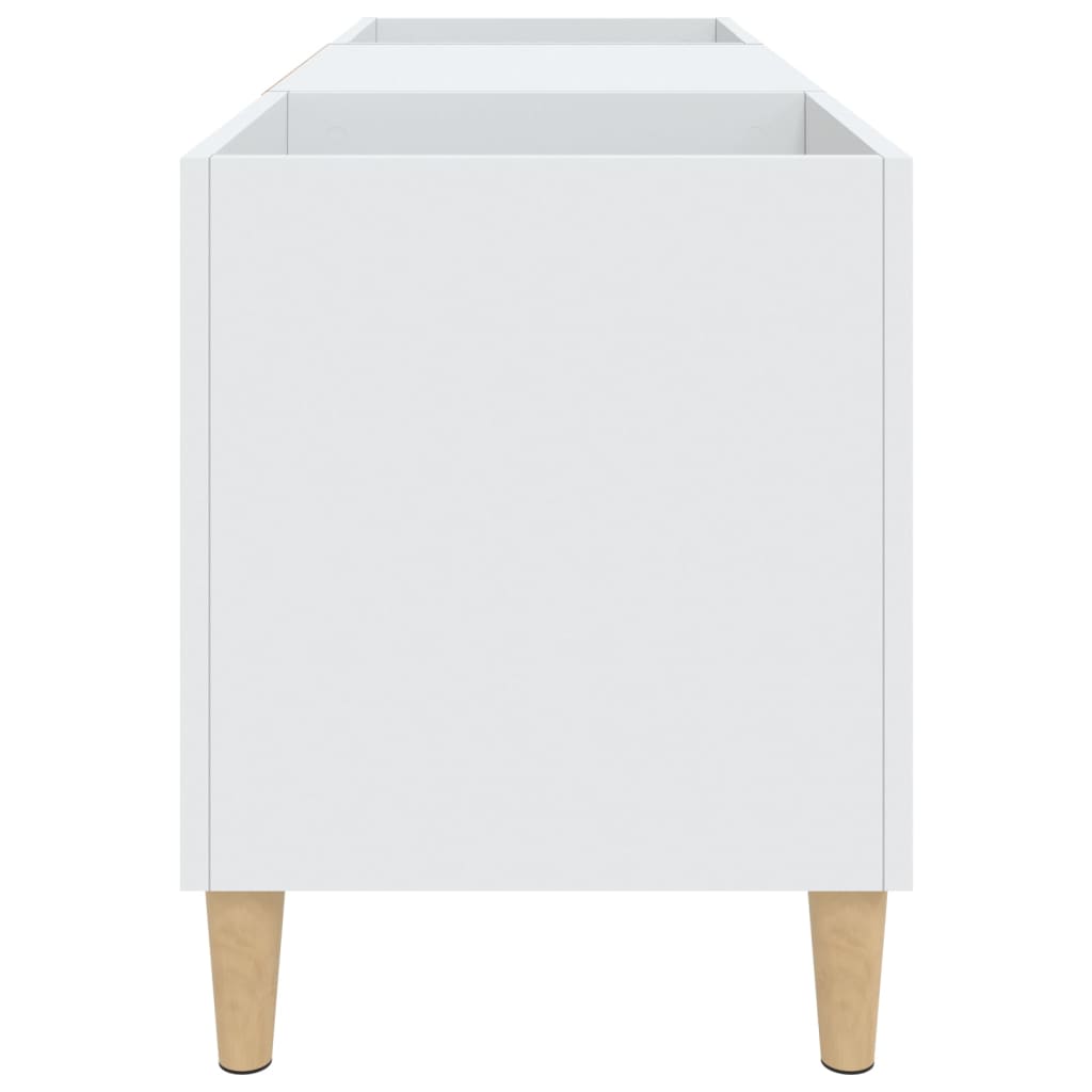 Mueble para discos madera blanco 121x38x48 cm vidaXL