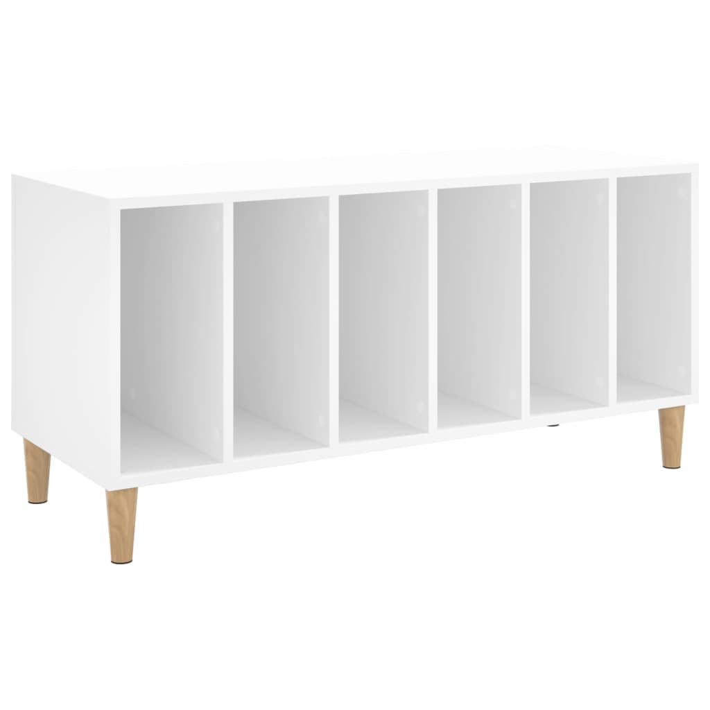 Mueble para discos madera blanco 100x38x48 cm vidaXL