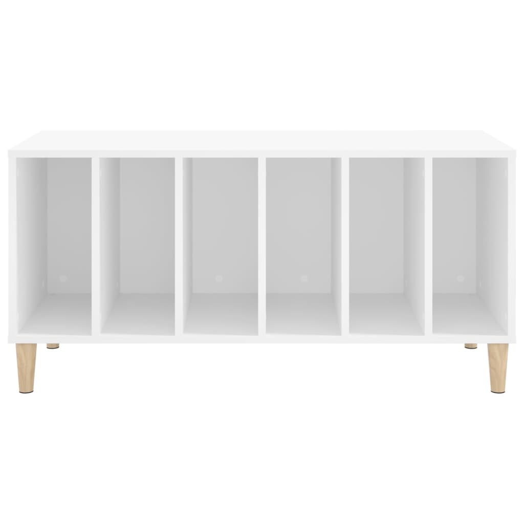 Mueble para discos madera blanco 100x38x48 cm vidaXL