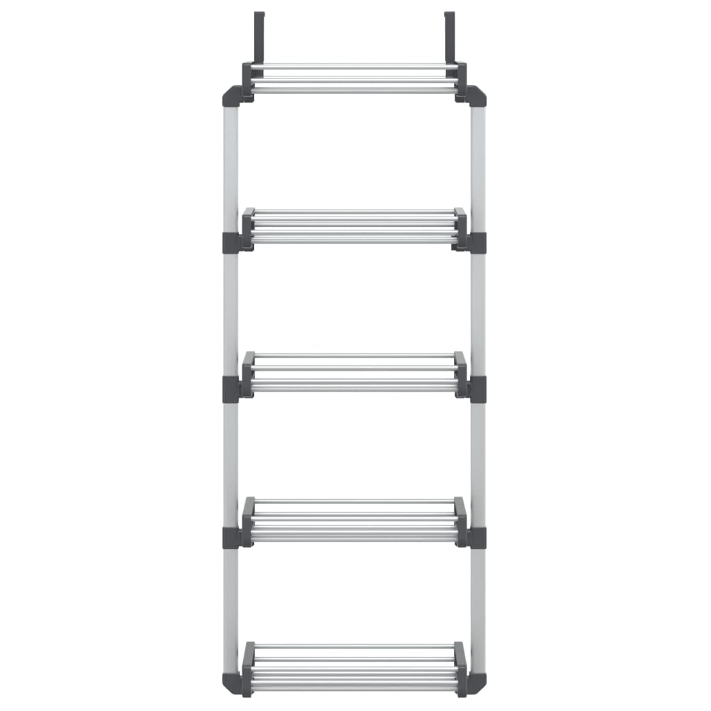 Door organizer with 5 aluminum shelves 52x20x135 cm