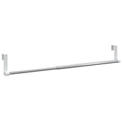 Rieles de cortina 2 uds aluminio blanco y plateado 40-60 cm v5755 - Vetonek