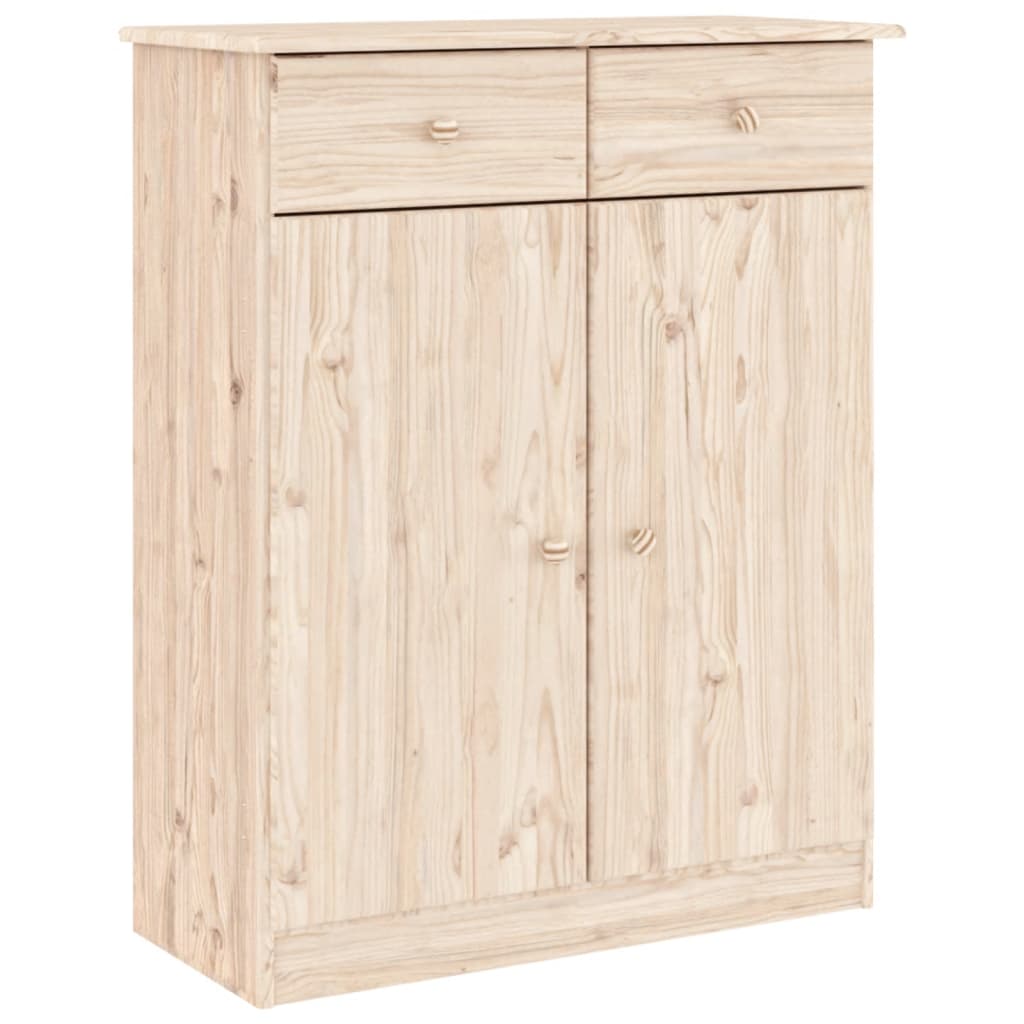 Aparador alto ALTA madera maciza de pino 77x35x188 cm - Vetonek