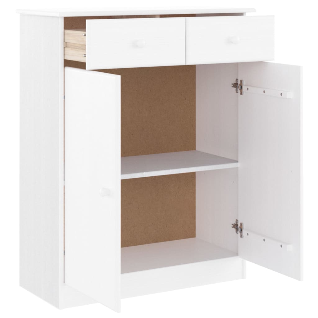 High Wood Knober Maciza de pin blanc 77x35x96 cm