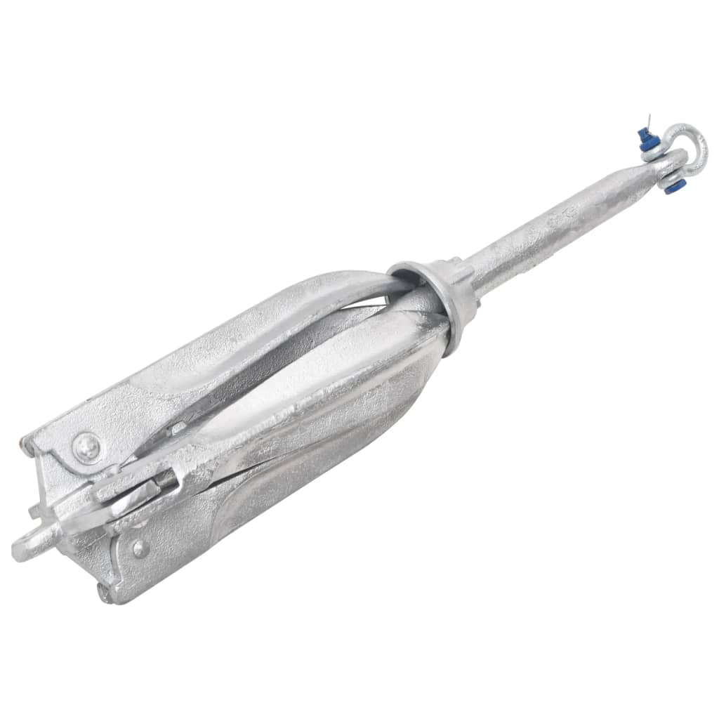 Vetonek Ancla plegable hierro fundido galvanizado caliente plata 10 kg