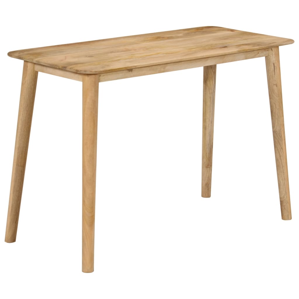 Vetonek Mesa de comedor madera maciza de mango 112x52x76 cm