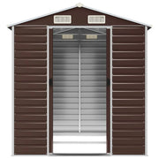 Cobertizo jardín acero galvanizado resistente y duradero Vetonek