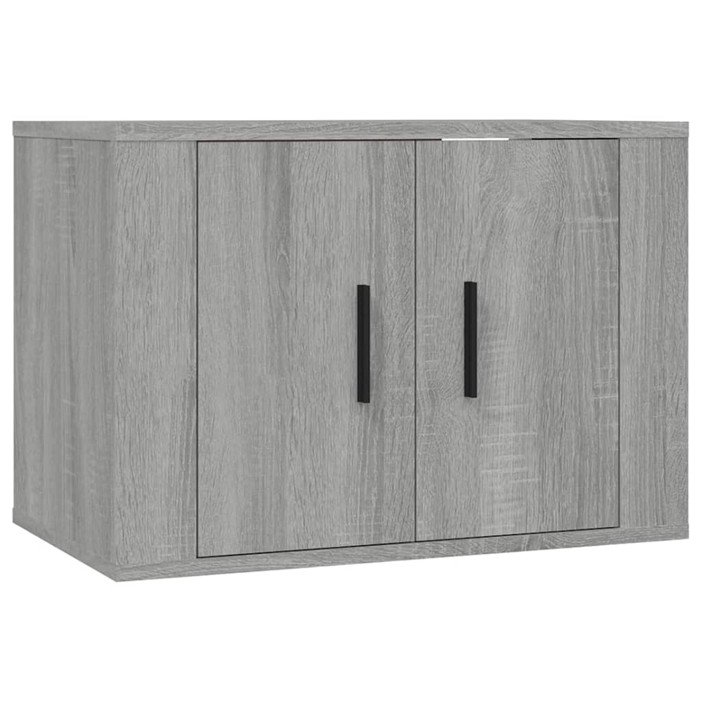 Muebles para TV de pared 3 uds gris Sonoma 57x34,5x40 cm vidaXL