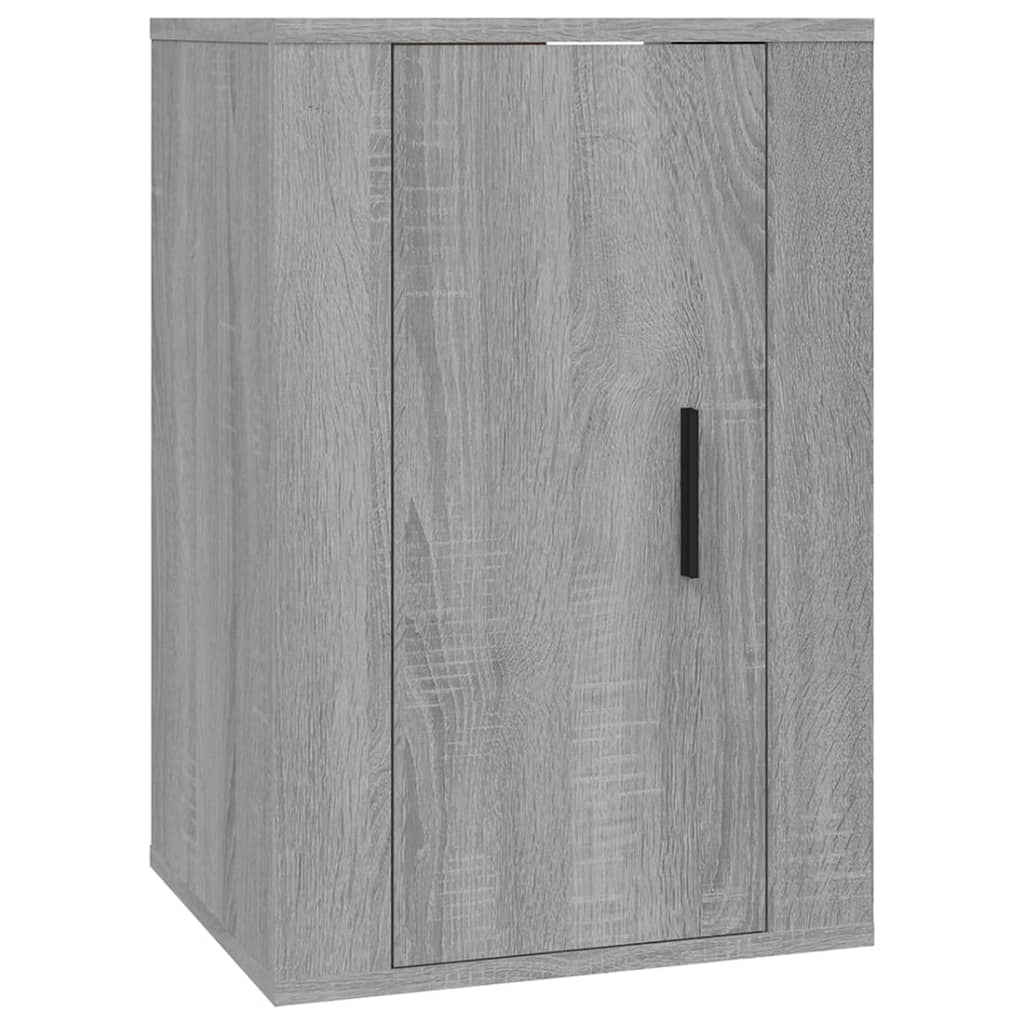 Set de muebles para TV 3 pzas madera gris Sonoma vidaXL