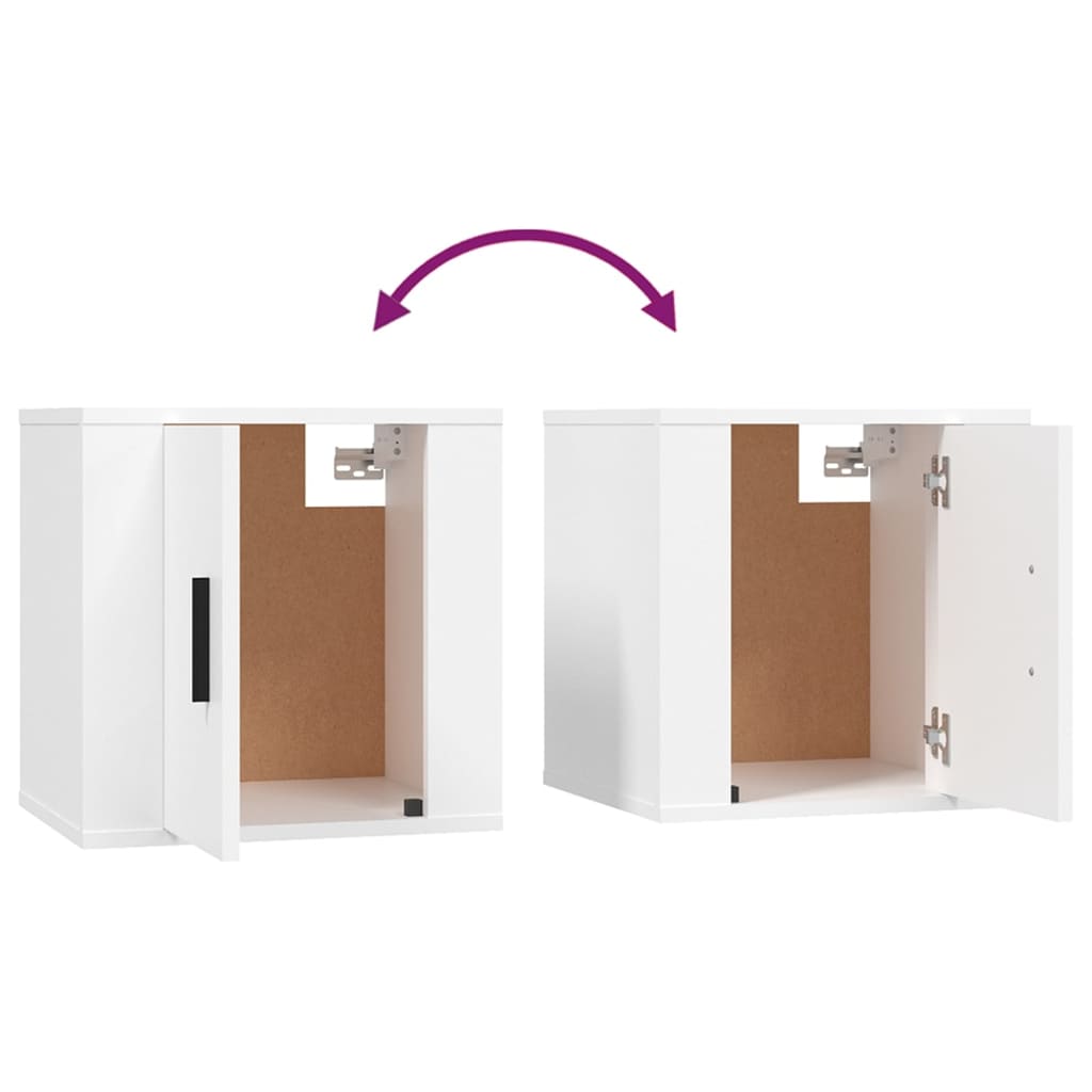 Set de muebles para TV 4 piezas madera blanco vidaXL