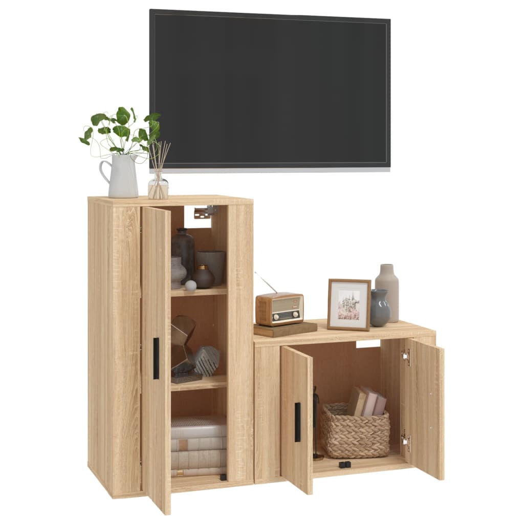 Móveis para TV 2 PCs Wood Oak Nexus