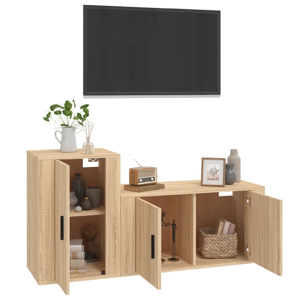 Móveis para TV 2 PCs Wood Oak Nexus