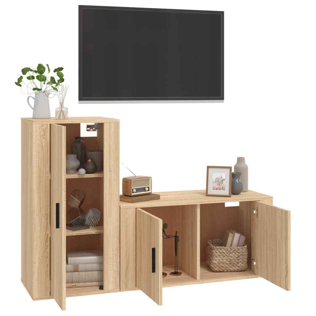 Móveis para TV 2 PCs Wood Oak Nexus