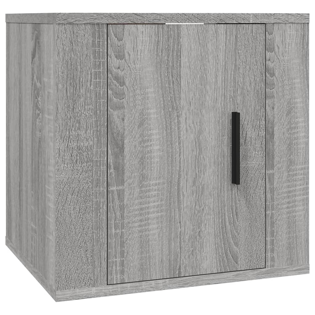 Set de muebles para TV 6 pzas madera gris Sonoma vidaXL