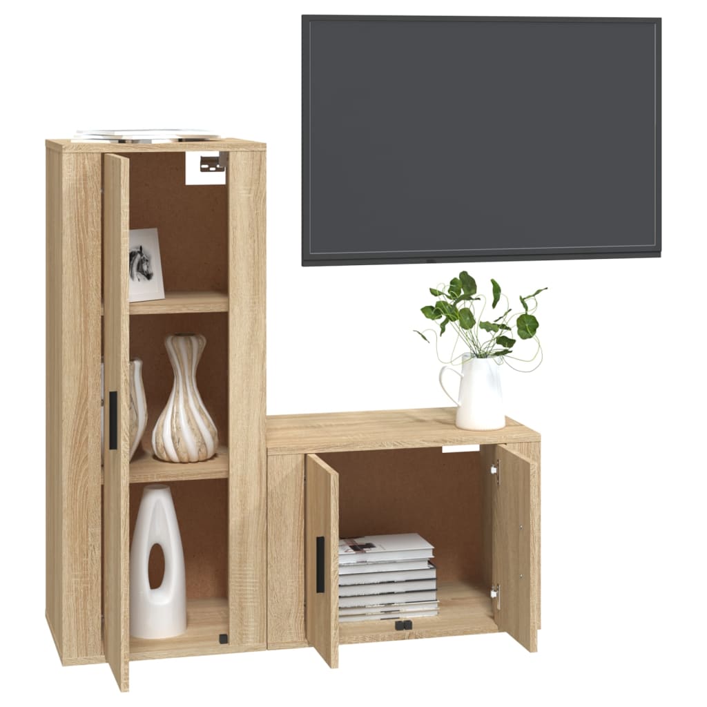 Móveis para TV 2 PCs Wood Oak Nexus