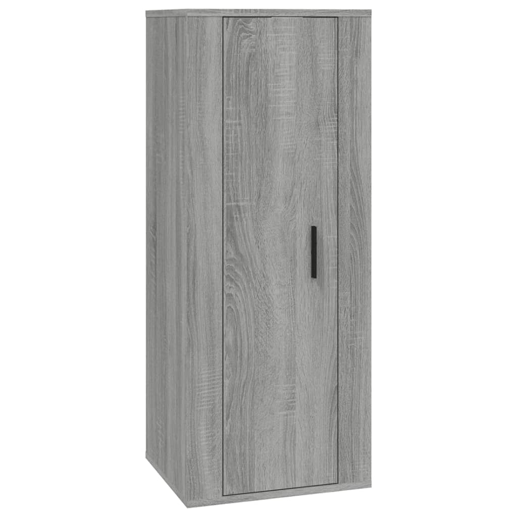 Set de muebles para TV 3 pzas madera gris Sonoma vidaXL