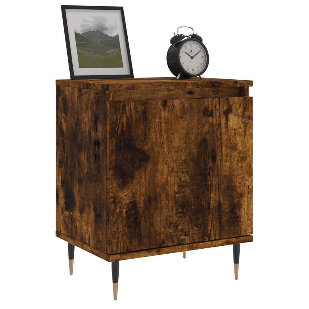 Comodino notturno Ahumado Oak Motore 40x30x50 cm