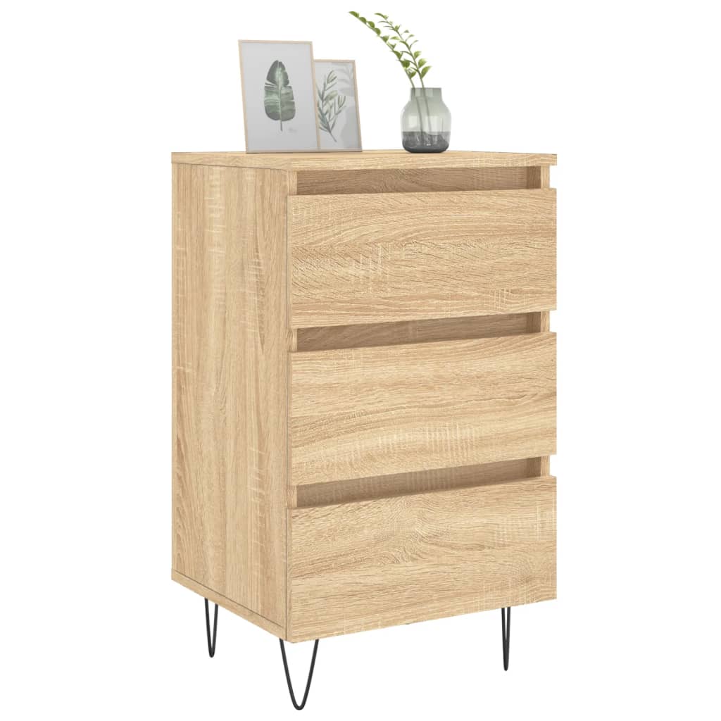 Nacht Nachttisch Engineering Holz Sonoma 40x35x69 cm