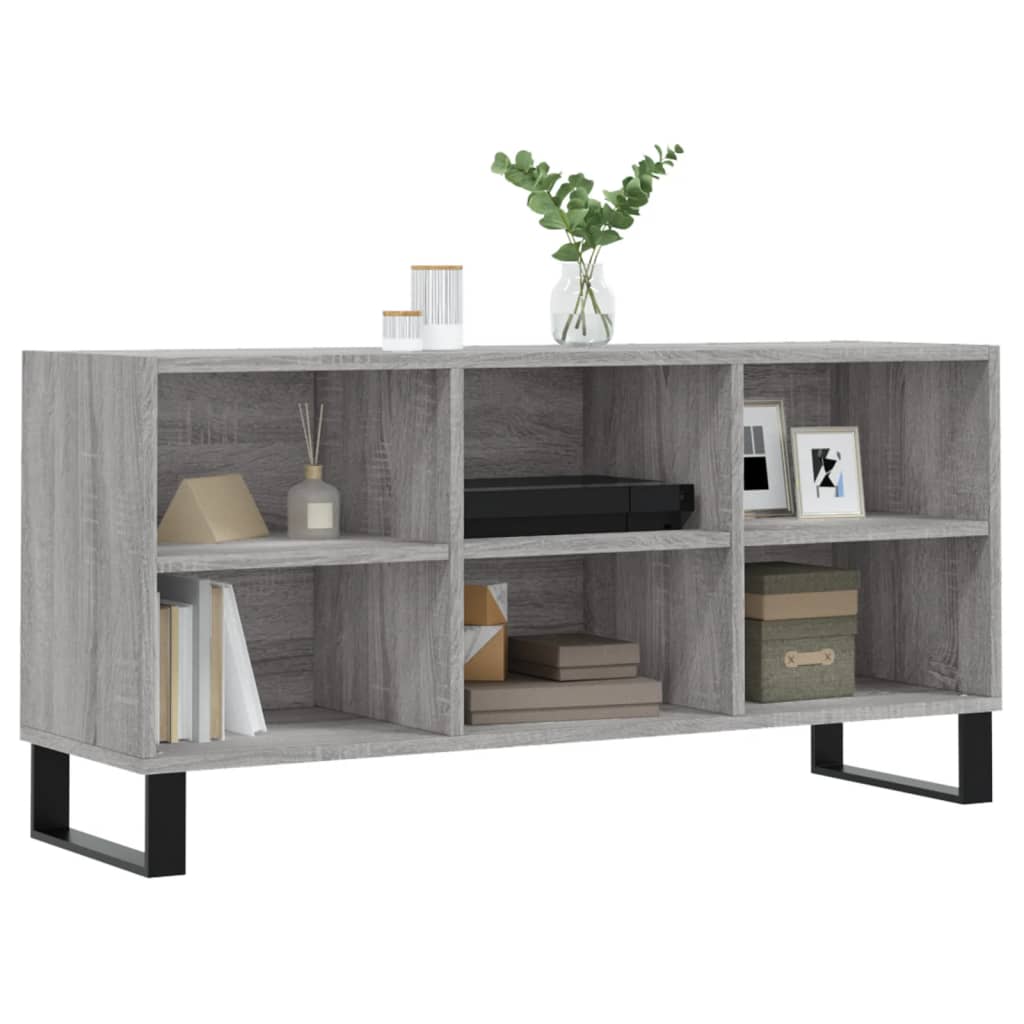 Sonoma Gray Engineering Wood TV furniture 103.5x30x50 cm