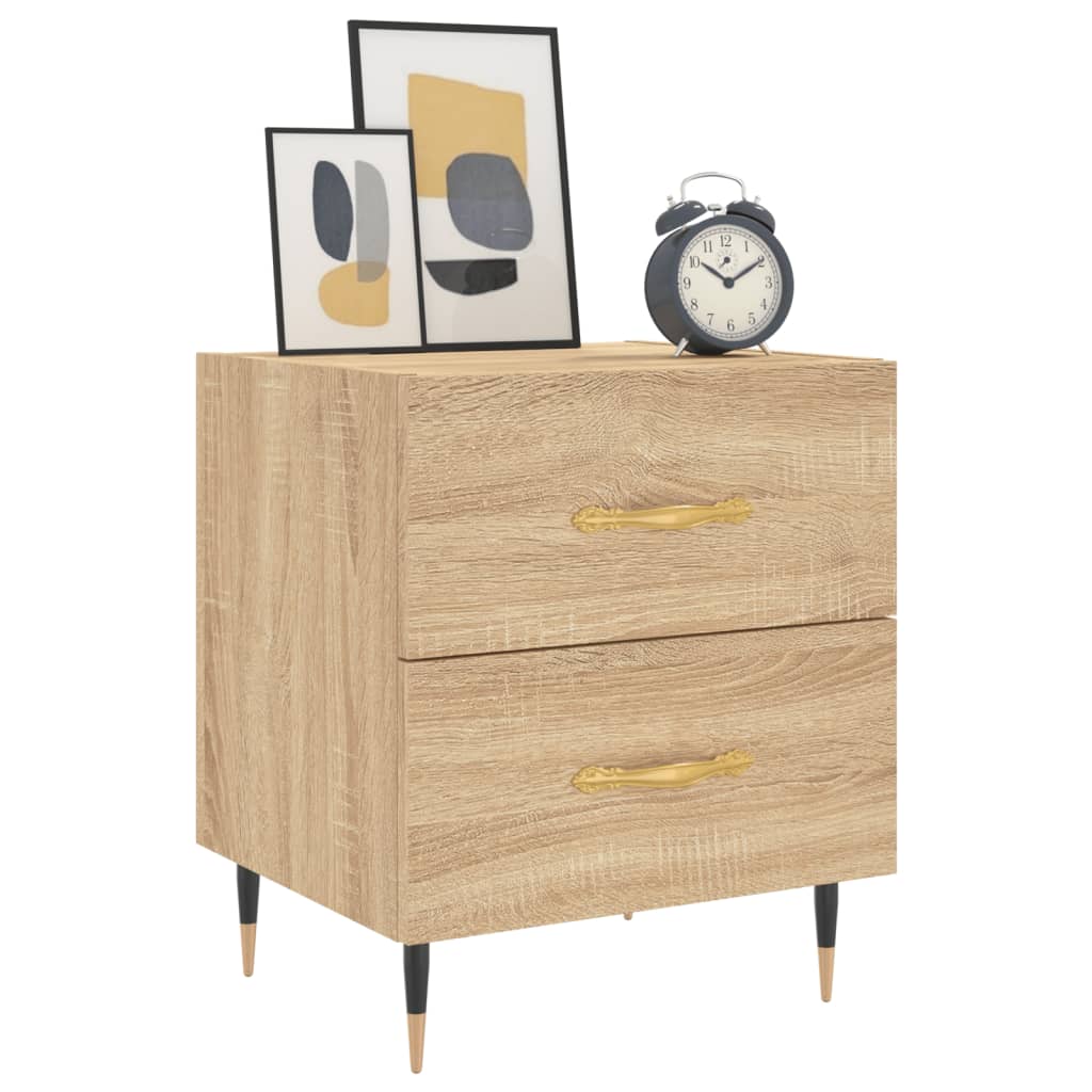 Night bedside table Engineering wood Sonoma 40x35x47.5 cm