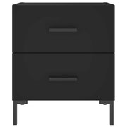 Tables de chevet 2 pcs bois d'ingénierie noir 40x35x47,5 cm v8904 - Vetonek