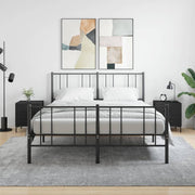 Tables de chevet 2 pcs bois d'ingénierie noir 40x35x47,5 cm v8904 Vetonek