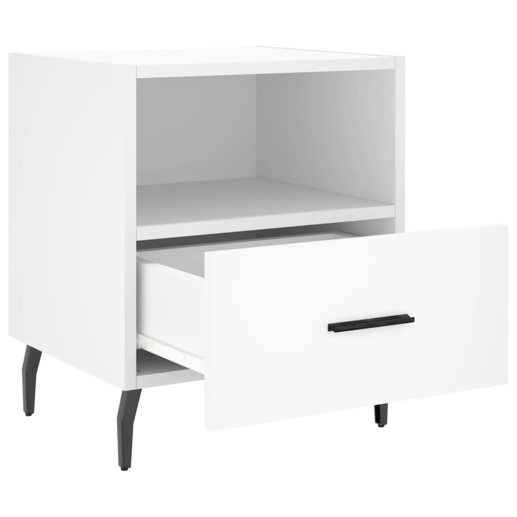 Nachttisch White Engineering Wood 40x35x47,5 cm