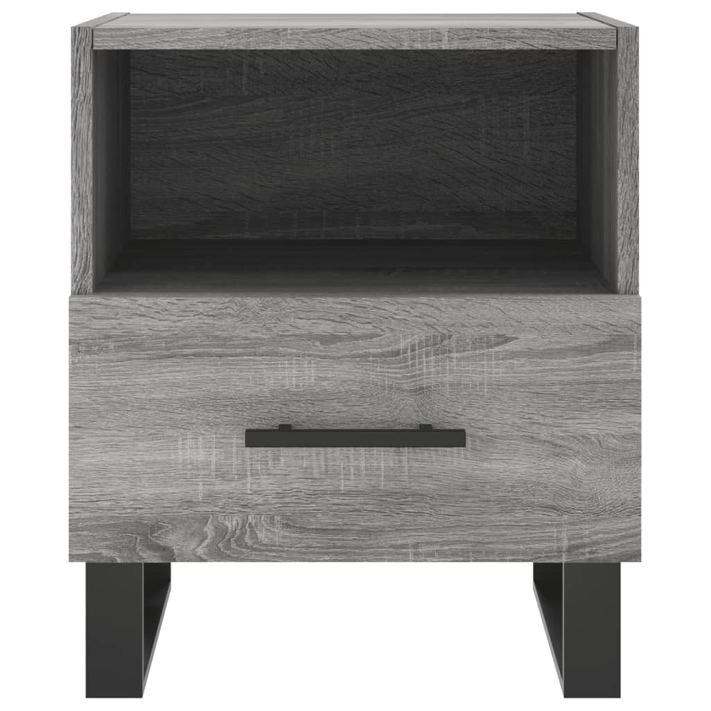 Mesitas noche 2 uds madera sintetizada Nexus gris Sonoma 40x35x47,5 cm - Vetonek