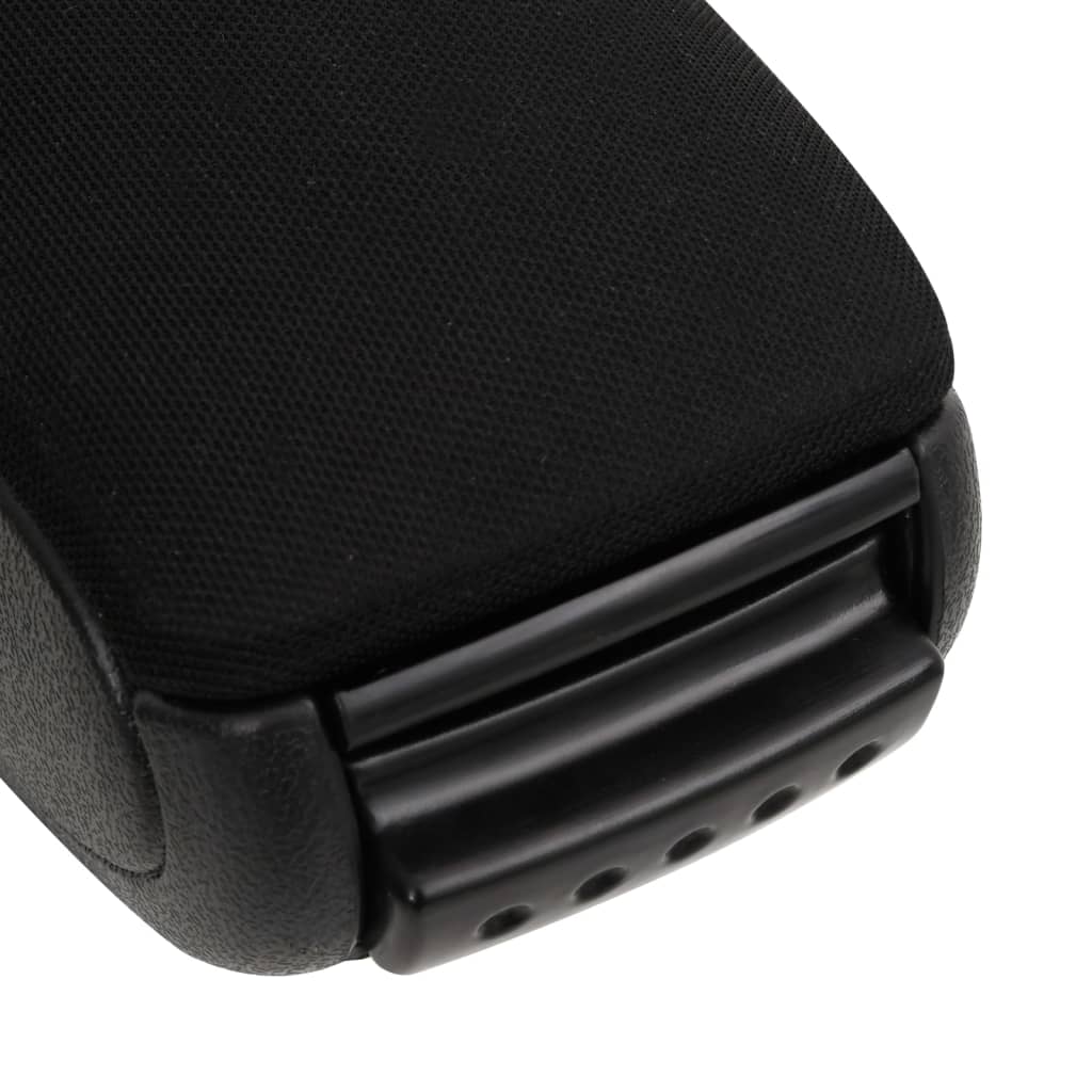 Reposabrazos para coche ABS negro 13,5x32,5x(31-46,5) cm vidaXL