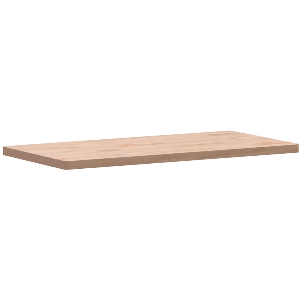 Tablero rectangular de madera maciza de haya 80x40x2,5 cm